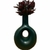 Vaso Decorativo em Cerâmica Verde Fosco