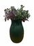Vaso em Cerâmica Verde Escuro Fosco Original - comprar online