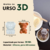 FORMA DE GELO URSO 3D EM SILICONE GRANDE - comprar online