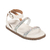 Birken com Strass Off White Sandália Papete na internet