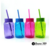 Botella Plastico Color Diseño de Frutas Infantil 500 ml c/Sorbete Código80805