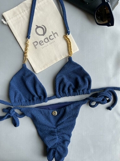 CONJUNTO PEACH SAFIRA AZUL MARINHO