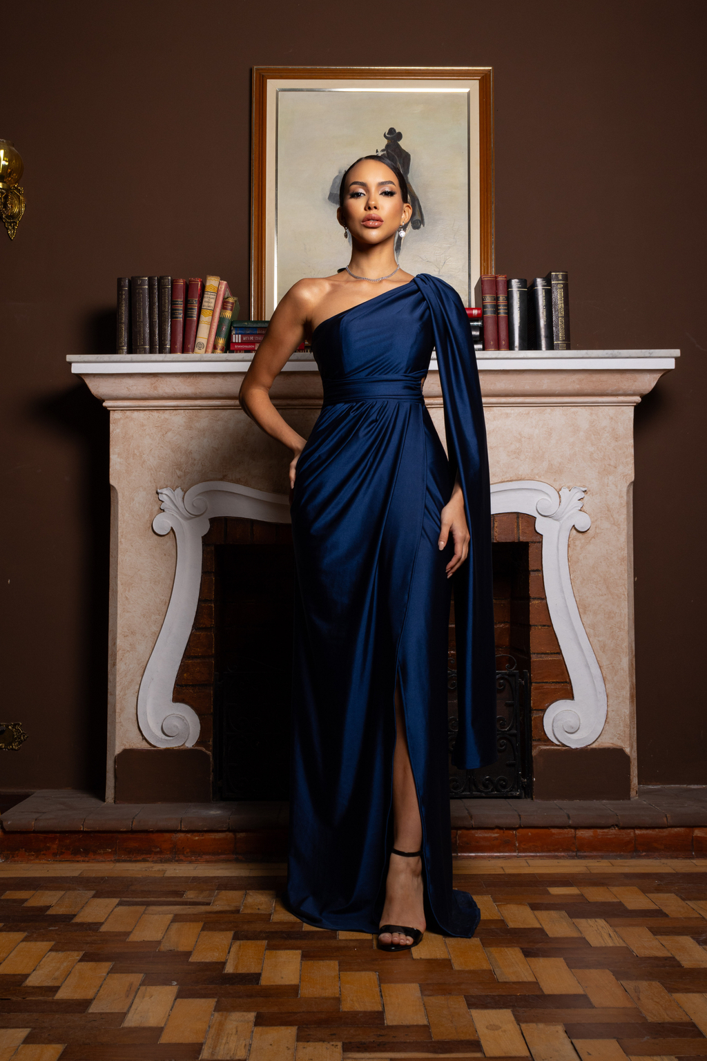 Maya dress navy hot sale