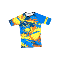 Remera Triatlon Pinzal Naranja