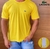 Camiseta Lacoste em Algodão Pima Amarela - comprar online
