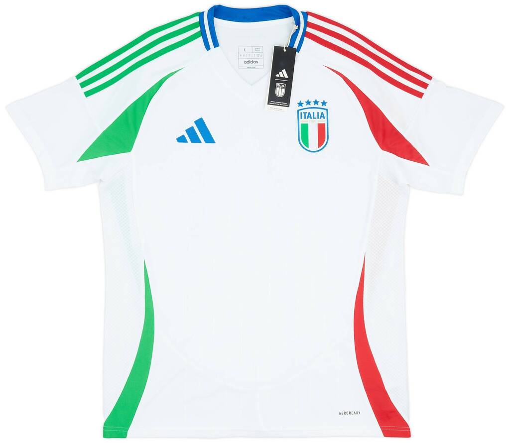 Camisa Italia Adidas II Away Branca Modelo Torcedor