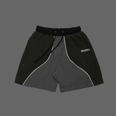 SHORTS BARRA CIRCULAR REFLETIVO VERDE - Le Skate Shop