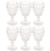 Conjunto 6 Taças de Água de Vidro Diamond 320ml - MIMO STYLE