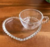 Xícara de Chá de Cristal com Prato Coração Pearl 180ml - Wolff - comprar online