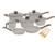 Jogo de Panelas 10 Peças Style Cook Marmol Cerâmica Com Indução Vitrocerâmico - Mimo Style