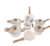 Jogo de Panelas 10 Peças Style Cook Marmol Cerâmica Com Indução Vitrocerâmico - Mimo Style