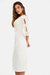 Vestido Laços Midi - Off White - comprar online