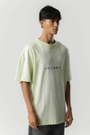 T-shirt oversized Thesaint double light green