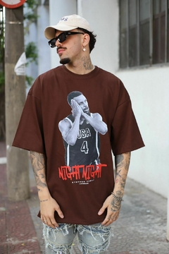 T-shirt oversized Curry night night LucaBrand