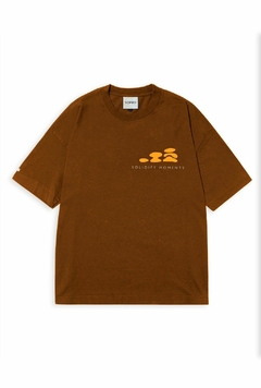 T-shirt over Sopro solidify moments brown - Lucatorre store