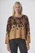 Sweater Floral Caramelo - comprar online