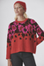 Sweater Floral Rojo
