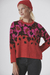 Sweater Floral Rojo - tienda online
