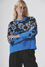 Sweater Floral Azul - comprar online