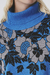 Polera Floral Azul - comprar online