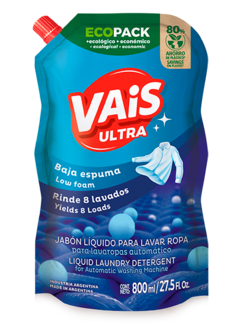 Ecopack Jabón Líquido para Ropa 800ml Vais Ultra