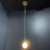 Pendente Bola Dourado 8cm LED 5W 3.000K Yoyo ilunato na internet