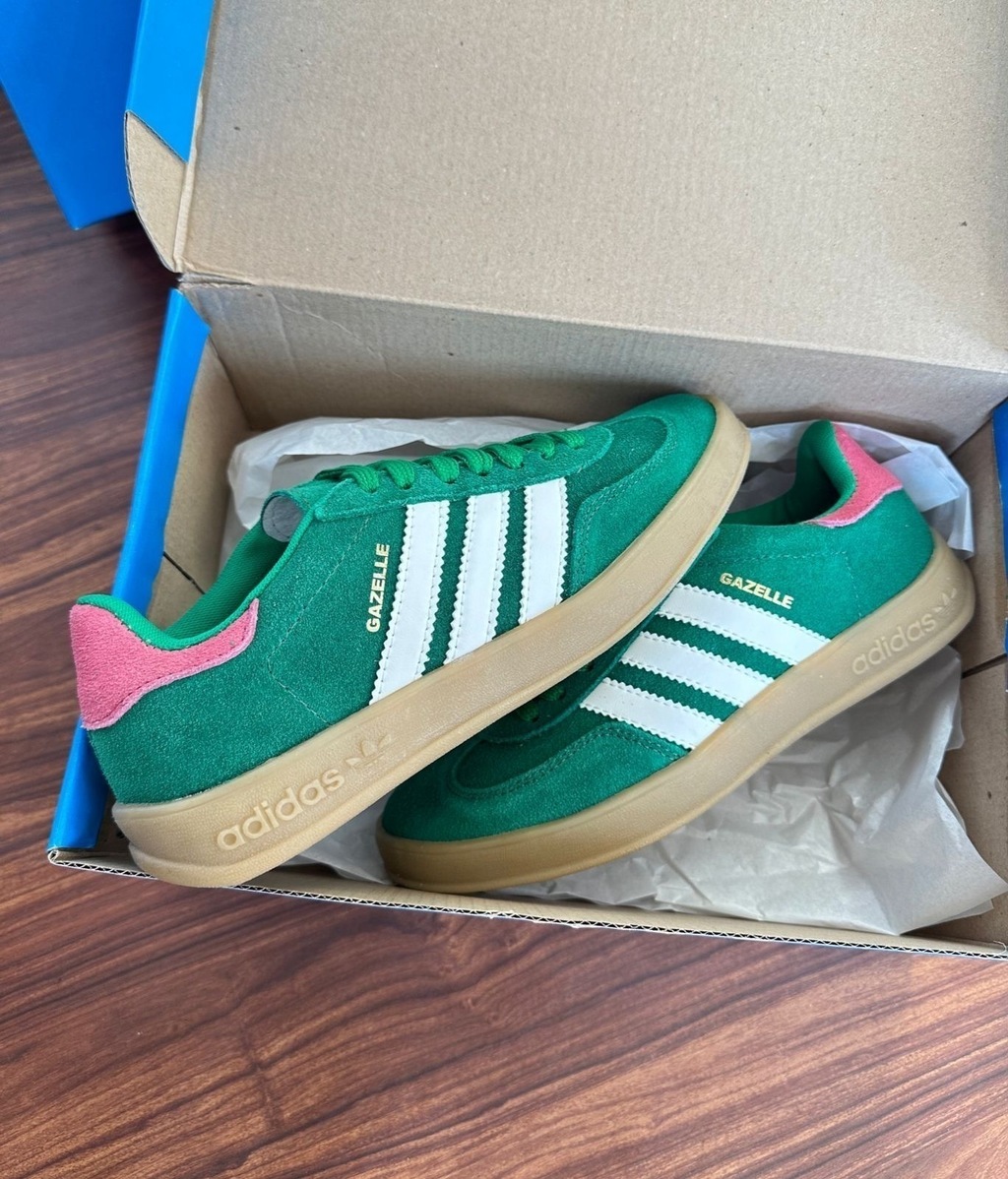 Adidas gazelle verdi hot sale