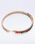 Bracelete Crystal Dourado Colorido - comprar online