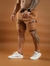 Short Jogger Cargo Casual Unissex - Caramelo na internet