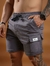 Bermuda Masculino Cargo Casual Chumbo