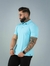 Camisa Masculina Gola Polo Cotton Azul - comprar online