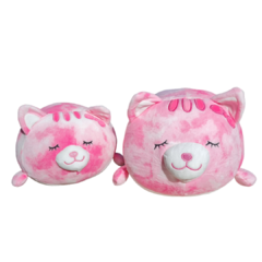 Almohadón Gato rosa - Mundo Peluche LP