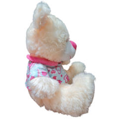 Oso beige con remera - Mundo Peluche LP