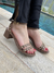 Sandalia Salto 5 cm Com Tachas - Calçados Femininos Numeração Especial do 40 ao 45 | Priestto 