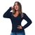 Blusa Cardigan Tricot Trançadinho Feminina - loja online