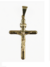 Colar + Pingente Cruz Cristo Crucificado Banhado a Ouro na internet