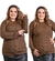 Blusa Suéter Lorena Tricot Plus Size Detalhada - comprar online