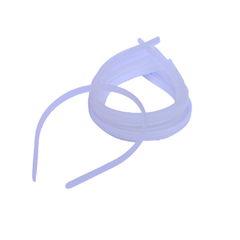 TIARA RESISTENTE SILICONE TRANSPARENTE 12UND - 3103 - comprar online