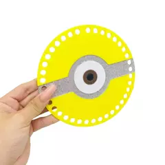 BASE DE ACRILICO PARA BOLSA MINIONS 15CM