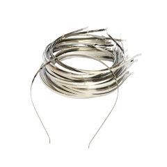 TIARA FERRO PRATA (4MM) 6UND - 3077 - comprar online