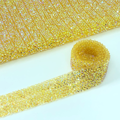 MANTA DE STRASS AMARELO 2 TIRAS - 3644 - comprar online