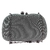 Clutch Festa Tecido Acetinado Cinza - comprar online