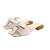 Flat Tela Flor Off White - comprar online