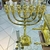 Menorah Folheada a Ouro / Importada de Israel - Dourada na internet