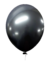 Balão Látex Metalizado Cromado Bexiga 9' - 25 unidades - Casulo Festas