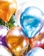 Balão Látex Metalizado Cromado Bexiga 9' - 25 unidades
