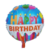Balão Metalizado – Redondo Happy Birthday Colorido 45 cm