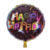 Balão Metalizado – Redondo Happy Birthday 45 cm