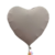 Balão Coração Fosco 24" - 1 unidade