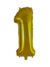 Balão Numeral Metalizado Dourado - 26" (Aprox. 65cm) na internet